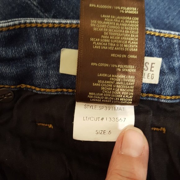 Kut from the Kloth High Rise Crop Straight Leg Jeans Size 6 - Picture 13 of 13